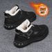 European Warm Series Autumn Winter New Martin Boots Men High Top Sports Casual Thick Sole Fleece Lined Warm Cotton Cold Resistant Comfortable_vogvips.com