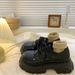 Height Increasing Thick Soled Big Toe Spring 2025, New Lace Up British Style Versatile Black Small Leather Shoes For_vogvips.com