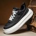 Men's 2026 Summer Korean Version Versatile Soft Sole Leather Non-Slip Casual White Sneakers For Male Students_vogvips.com