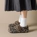 Weiwei Girl 2852-6 Fleece-Lined Fur For Women, Autumn And Winter Warm Cotton Shoes, Full-Cover Leopard Print_vogvips.com