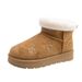 2026 Star Thick-Soled Snow Boots For Women Autumn Winter New Fashion Versatile Fleece-Lined Thickened Warm Northeast_vogvips.com