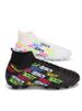 Soccer Cleats High Top Training Youth Football Shoes Kids Football Shoes Black_vogvips.com