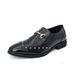 New Colored Banquet Dress Business Men's Shoes With One Foot Pointed Toe Casual Loafers Korean Style Trendy British Style Wedding Shoes_vogvips.com
