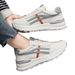 Women's Casual Running Shoes Soft Soled Breathable Comfortable White Sneakers Versatile 2025 New Style Agan_vogvips.com