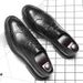 Trendy Men's Business Formal Casual Leather Thick Sole Height Increasing Brogue Carved Pointed Toe Shoes 9701-A_vogvips.com