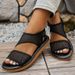Summer Hollowed out Mesh Casual Sandals for Women plus Size European And American Style Beach Sandals_vogvips.com