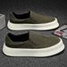 Euro Step Men's Summer 2025 New Low-top Versatile Suede Sneakers Lightweight Slip-on Lazy Fashion Casual Shoes_vogvips.com