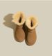 Designer Inset Snow Boots For Women, With Fur Lining, Thick Padding, Warmth, Cotton Shoes, Versatile, Thick Sole, Slip-resistant, Short-leg Boots._vogvips.com