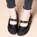 Cross-border Women's Hollow-out Summer Comfortable Mary Jane Shoes, Breathable Soft Sole, Retro Chunky Heel, Spring_vogvips.com