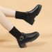 2024 New High-top Slim Fly-knit Two-way Martin British Style Short Autumn Winter Fashion Boots_vogvips.com
