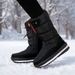NEW Winter Snow Boots, ,Women's Warm Cotton Shoes, Women's Thick-soled And Fleece High-top Cold-proof Shoes_vogvips.com