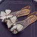Women's Summer Flat Fish Mouth Sandals, Floral Design, New Bowknot Women's Jelly Shoes, Transparent Crystal Shoes_vogvips.com
