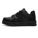 Men's Spring Warrior Versatile Sports Casual Pure Black Low-top Sneakers Thick Sole Height-increasing Bread Trendy Shoes_vogvips.com