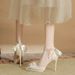 Women Heeled Pearl Ankle Strap Platform Pumps Elegant For Summer Prom Heels Shoes Of Basics Business Wedding Party_vogvips.com
