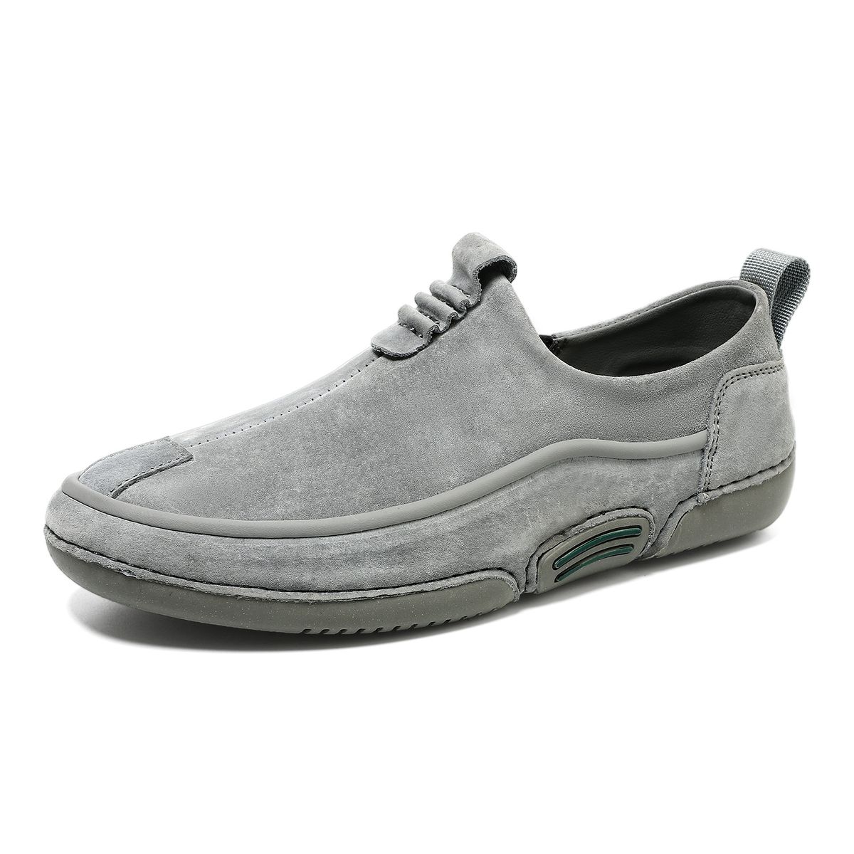 Top-Grain Leather Men's Low-Top Shoes, Men's Casual Shoes, Martin Shoes, Men's Large-Size Shoes_vogvips.com