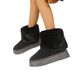 2025 Autumn/Winter Boxi New Thick Bottom Round Head Hairy Pant Leg Short And Popular Caual Veratile Women' Snow_vogvips.com