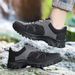 Four Season Low Top Outdoor Men's Waterproof, Anti Slip, Breathable Couple Hiking Travel Shoes Large Size A07_vogvips.com