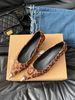 Retro Leopard Print Metal Light Mouth Single Shoes French Temperament Suede Pointed Stiletto High Heels_vogvips.com