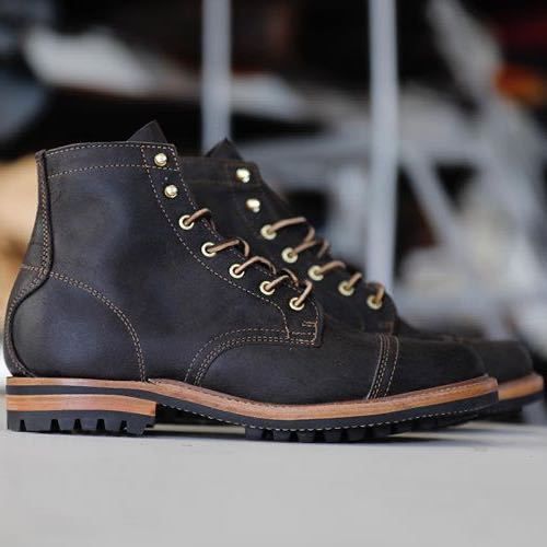 New 2024 Autumn And Winter European Retro Men's Martin Boots With Thick Toe And Lace Up For Men_vogvips.com
