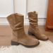 Knight Boots, Short Boots, Thick-heeled Women's Shoes, Autumn 2025 New Style Boots_vogvips.com