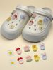 10pcs Transparent Duck, Rabbit, Mushroom, Flower Shoe Charms Decorations, Fish, Crab, Octopus, Seahorse Shape,Suitable For Clogs, Beach Sandals_vogvips.com