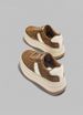 Retro Color-blocking Thick-soled De Xun Shoes For Petite Women, Height-increasing And Slimming, Versatile Casual Sneakers_vogvips.com
