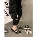 Niche Stylesense Of Design Baotou Half Slippers Women's Shoes Outwearnew Arrivalsummer High Heel French Silver Sandals_vogvips.com