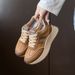 Chunky Platform Sneakers For Women - Style Retro Shoes | Versatile For Streetwear And Campus Fashion (Model BN022)_vogvips.com