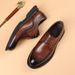 Autumn new men's business dress shoes leather casual men's shoes comfortable moccasins_vogvips.com