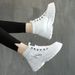 Winter Warm Ankle Boots,Winter Warm Women's Plush Lined Ankle Boots | Thermal Outdoor Short Boots, Lace Up High Top Sneakers_vogvips.com