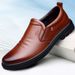 Euro Step Casual Genuine Leather Cowhide 2025 New Summer Men's Versatile Breathable Dad Shoes_vogvips.com