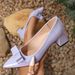Cro-border Foreign Trade European Ize Chunky Heel Ingle 2025 New Pointed Toe Bow High Heel Women' Office Work_vogvips.com