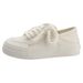 High-Value White Sneakers For Women 2025 Autumn New Canvas Breathable Matching Dress Slip-On Women's Shoes_vogvips.com