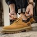 European Warm Series 2025 Autumn Low-top Martin Shoes British Style Short Classic Work Men's Boots Trendy Mid-top_vogvips.com