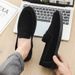 Genuine Leather Casual Luxury Brand Breathable Slip On Black Driving Shoes Moccasins Plus Size 39-45 Soft Men Loafers_vogvips.com