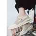 Men's Breathable Mesh Sneakers For Summer - Lightweight Casual Running Shoes With Soft Rubber Sole, Round Toe Design Lightweight Slip_vogvips.com