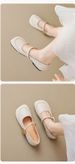French Mary Jane Shoes Women's Flat Bottom Word With Shallow Mouth Retro Soft Sole Single Shoes Fairy Style_vogvips.com