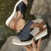 Large Slope Heel Fish Mouth For Women's Summer New Buckle Wearing Beach Sandals_vogvips.com