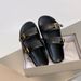 Women's Summer Outerwear Flat Sandals Fashionable And Versatile Casual Beach Soft Soled Half Slippers_vogvips.com