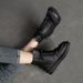 2024 Autumn Winter New Fleece Lined Thickened Cotton Sole Soft Surface Casual Women Short Boots Side Zipper_vogvips.com