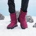 Leisure Sports, Outdoor Snow Boots, Winter Velvet Insulation, High Bond Velcro Cotton Shoes_vogvips.com