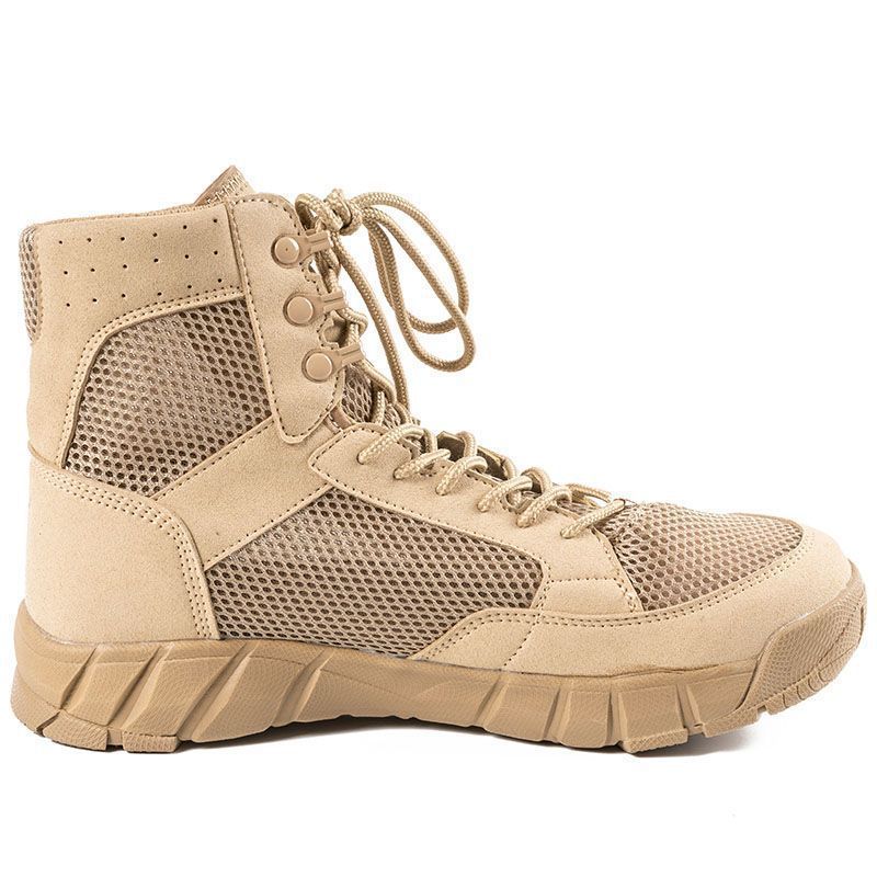 European Warm Series Summer New Combat Breathable Martin Men's Outdoor Hiking Ultra-light Mesh Security Training Boots_vogvips.com