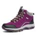 High-top Boots Women Comfortable Casual Anti-slip Breathable Warm Combat Boots Men Thick-soled Soft Outdoor Hiking Shoes Men_vogvips.com