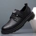 European Warm Series 2025 New Summer Low-top Martin Boots Non-slip Wear-resistant Men's Fashion Versatile British Leather Shoes_vogvips.com