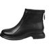 2025 New Spring And Autumn Leather Sole Soft Surface Shoes Large Size Square Heel Women's Fleece-Lined Cotton Boots_vogvips.com