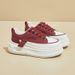 2025 Spring New White Sneakers Korean Style Ins Female Student Thick Sole Height Increasing Sports Casual Street_vogvips.com