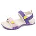 Sandals Summer 2025 New Velcro Easy To Match Student Soft Sole Beach Flat Bottom Large Women's Shoes_vogvips.com