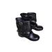 2025 New Rivet Cuff Western Pleated Slouch Height Increasing Black Short Boots For Women_vogvips.com