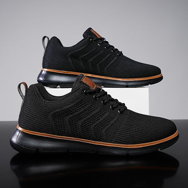 Men Fly Woven Breathable Casual Sports Shoes, Large Size Durable Non Slip Outdoor Walking Footwear For Cross-border Sale_vogvips.com