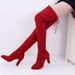 Pointed Toe High Over-the-Knee For Women 2023 Autumn Winter New Fashion Chunky Heel Riding Boots_vogvips.com